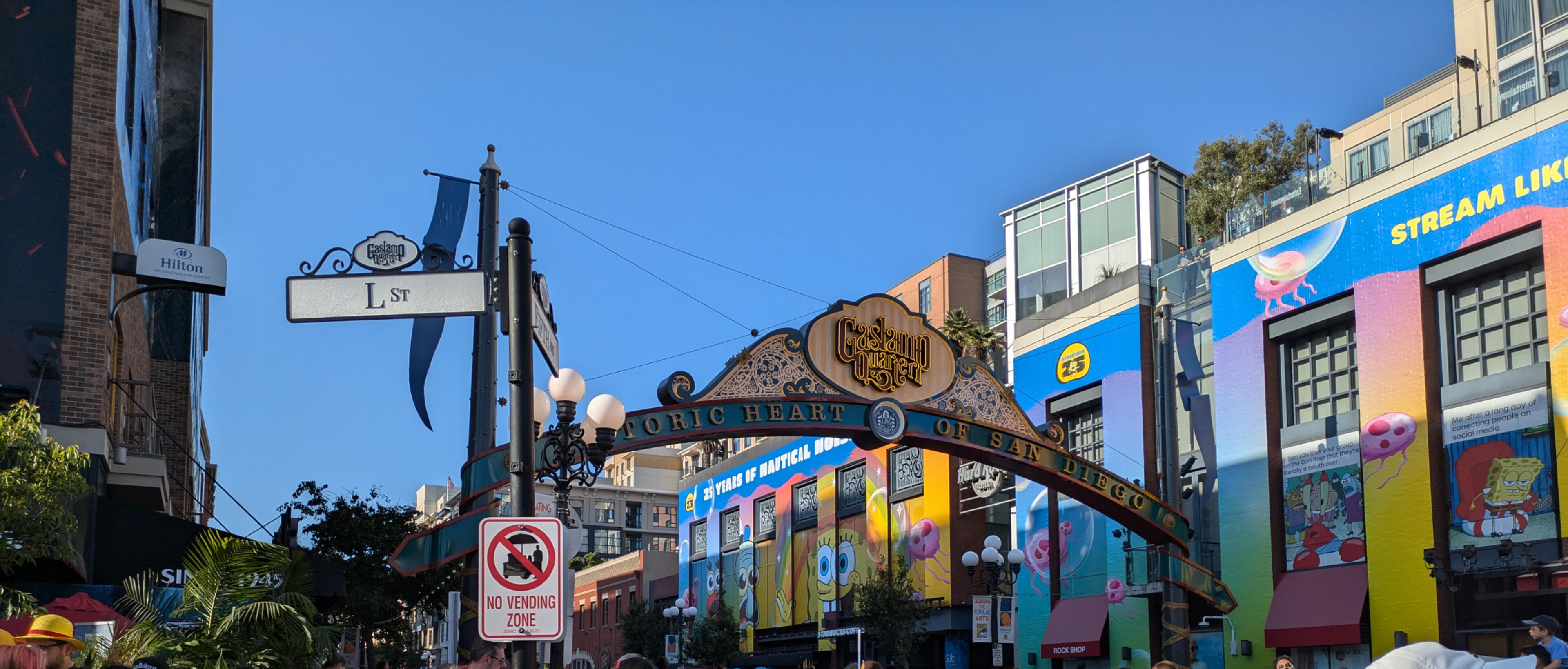 Downtown historic Gaslamp quarter
